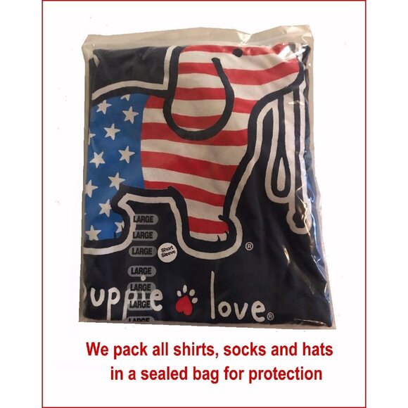 Puppie Love Dog Youth Be Kind and Always Share Winnie Short Sleeve T-Shirt NEW - Picture 6 of 7